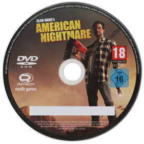 Alan Wake's American Nightmare - Disc