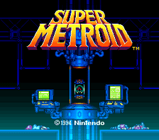 Super Metroid - Screenshot - Game Title Image