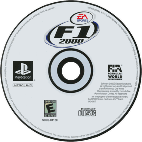 F1 2000 - Disc Image