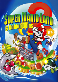 Super Mario Land 2: 6 Golden Coins DX - Fanart - Box - Front
