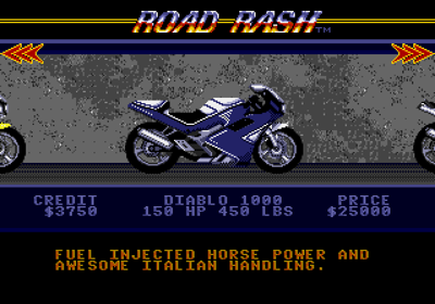 Road Rash - Screenshot - Gameplay