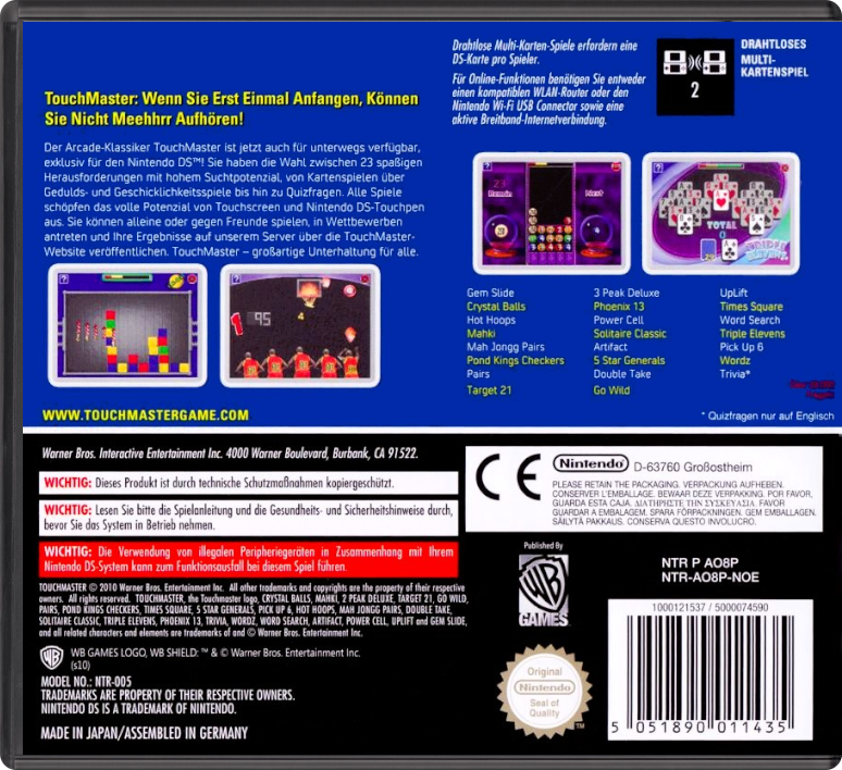 Touchmaster 5 TouchMaster Images - LaunchBox Games Database