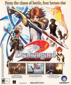 Drakengard 2 - Advertisement Flyer - Front