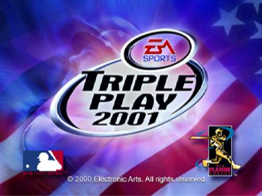 Triple Play 2001 - Screenshot - Game Title Image