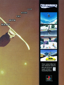 Cool Boarders 2 - Advertisement Flyer - Front