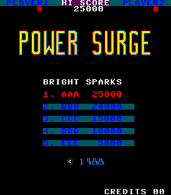Power Surge ( I.C.E.) - Screenshot - Game Title