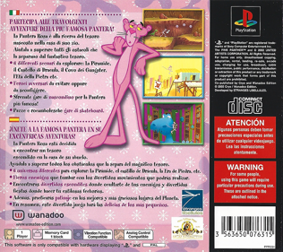Pink Panther: Pinkadelic Pursuit - Box - Back Image