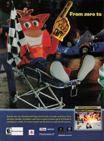 Crash Nitro Kart - Advertisement Flyer - Front