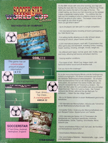 World Cup Soccer Star - Box - Back Image