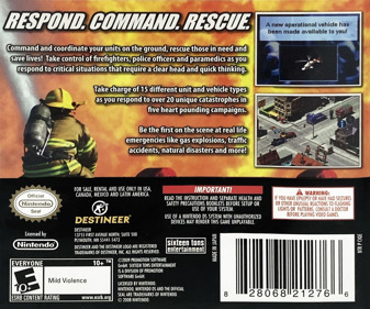 Emergency! Disaster Rescue Squad - Box - Back