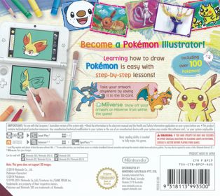 Pokémon Art Academy - Box - Back