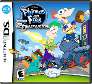 Phineas and Ferb: Across the 2nd Dimension - Box - Front - Reconstructed