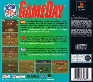 NFL GameDay - Box - Back