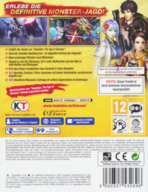 Toukiden: Kiwami - Box - Back