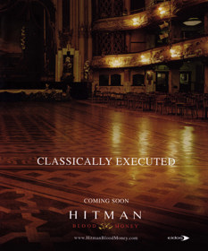 Hitman: Blood Money - Advertisement Flyer - Front