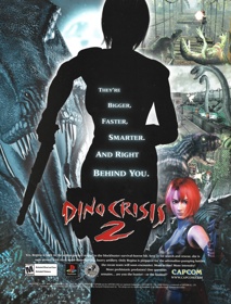 Dino Crisis 2 - Advertisement Flyer - Front
