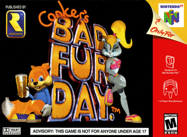 Conker's Bad Fur Day - Box - Front Image