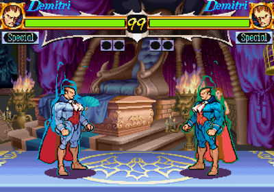 Night Warriors: Darkstalkers' Revenge - Screenshot - Gameplay