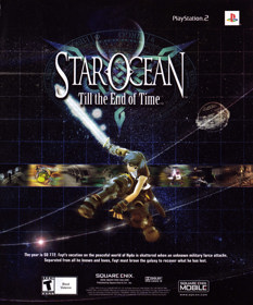 Star Ocean: Till the End of Time - Advertisement Flyer - Front