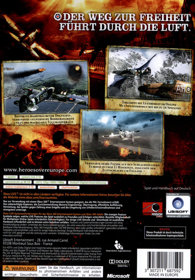 Heroes Over Europe - Box - Back
