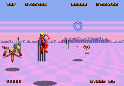 Space Harrier II - Screenshot - Gameplay