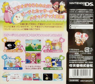 Super Princess Peach - Box - Back