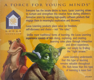 Star Wars: Yoda's Challenge: Activity Center - Box - Back