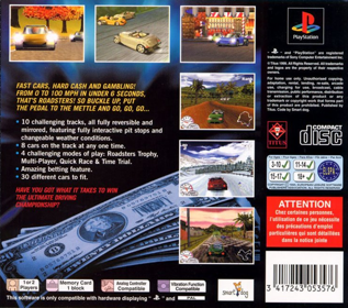 Roadsters - Box - Back Image
