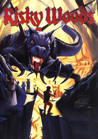 Risky Woods - Fanart - Box - Front
