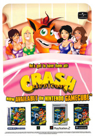 Crash Bandicoot: The Wrath of Cortex - Advertisement Flyer - Front