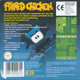 Alfred Chicken - Box - Back