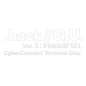 .hack//G.U. Vol. 1: Rebirth CyberConnect Terminal Disc - Clear Logo