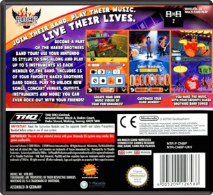 The Naked Brothers Band: The Video Game - Box - Back - Reconstructed