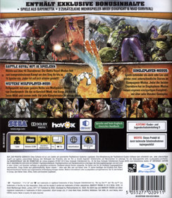 Anarchy Reigns - Box - Back