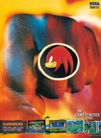 Knuckles' Chaotix - Advertisement Flyer - Front
