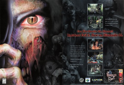Resident Evil 2 - Advertisement Flyer - Front