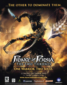 Prince of Persia: The Two Thrones - Advertisement Flyer - Front