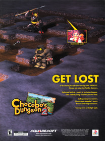 Chocobo's Dungeon 2 - Advertisement Flyer - Front