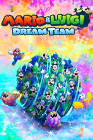 Mario & Luigi: Dream Team - Fanart - Box - Front