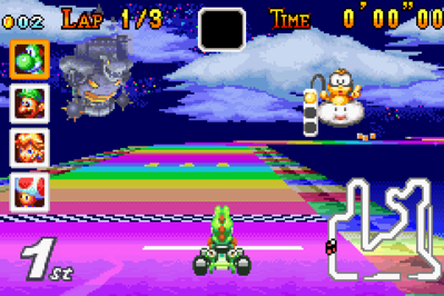 Mario Kart: Super Circuit - Screenshot - Gameplay