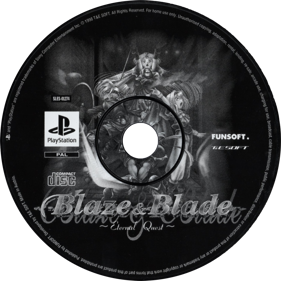 Blaze & Blade: Eternal Quest - Disc Image