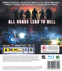 Resident Evil: Operation Raccoon City - Box - Back