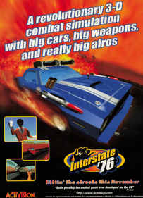 Interstate '76 - Advertisement Flyer - Front