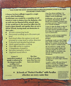 Deathbringer - Box - Back