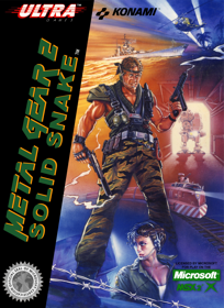 Metal Gear 2: Solid Snake - Fanart - Box - Front