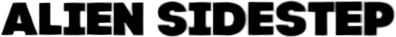 Alien Sidestep - Clear Logo