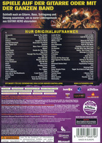Guitar Hero: Smash Hits - Box - Back