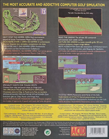 PGA Tour Golf - Box - Back