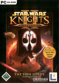 Star Wars: Knights of the Old Republic II: The Sith Lords - Box - Front