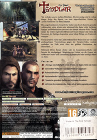 The First Templar - Box - Back